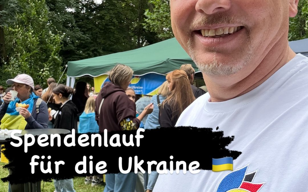 Spendenlauf für die Ukraine im Bürgerpark 🇺🇦