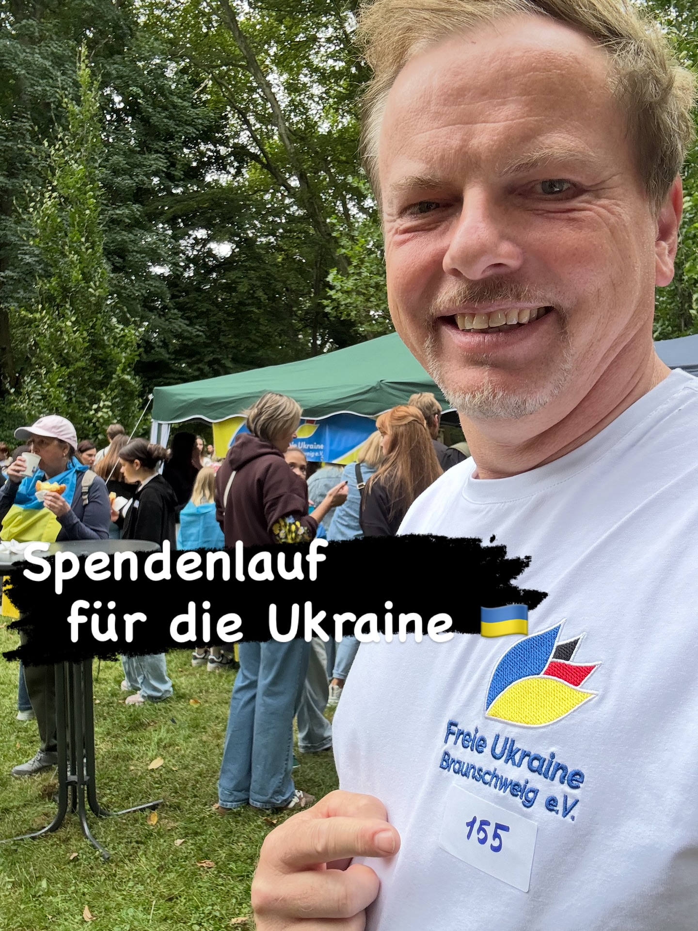 Spendenlauf für die Ukraine im Bürgerpark 🇺🇦